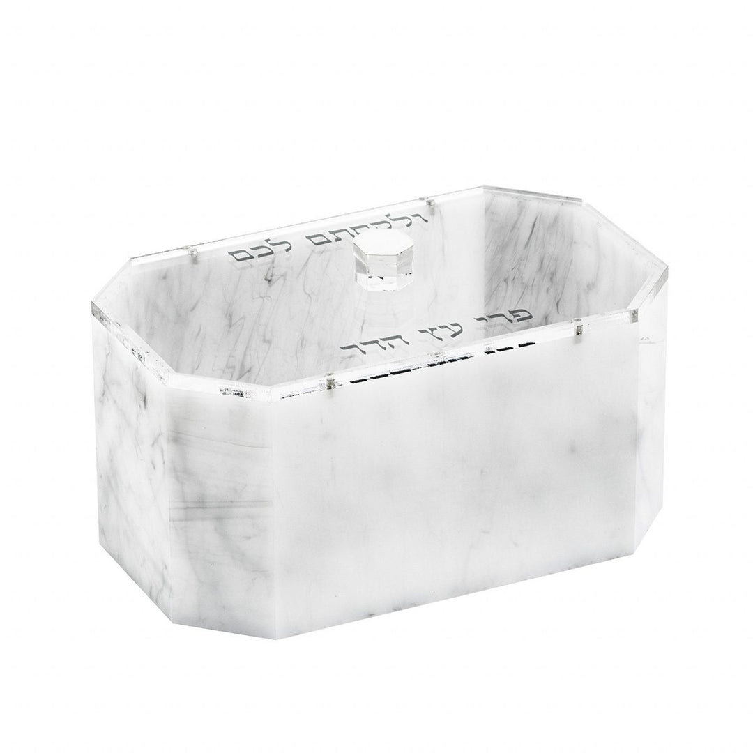 Esrog Box - Grey Marble