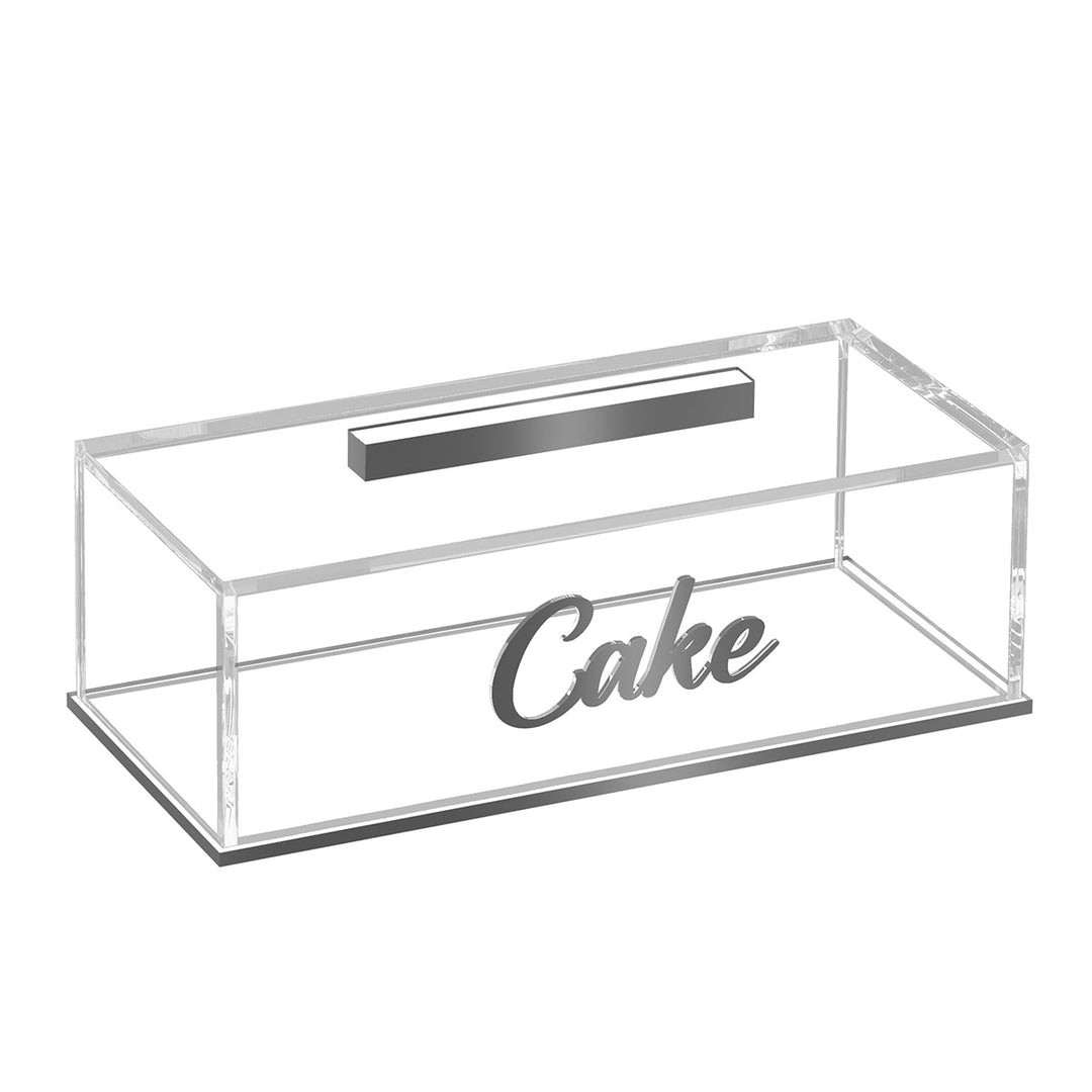 Classic Cake Log Holder - Silver