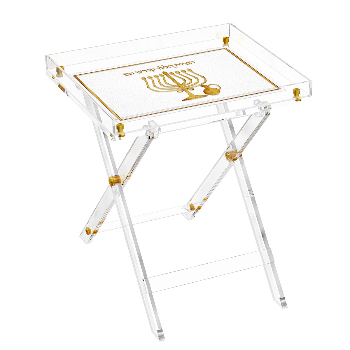 Acrylic on sale folding table