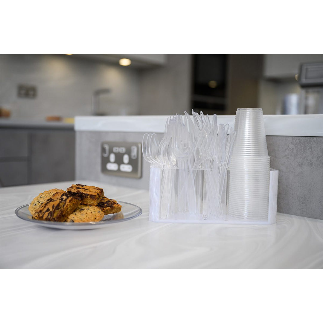 Cutlery Holder - White Pearl